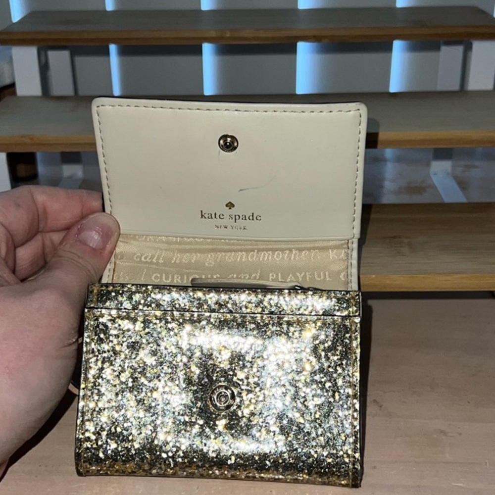 Kate Spade Gold Luxe Wallet